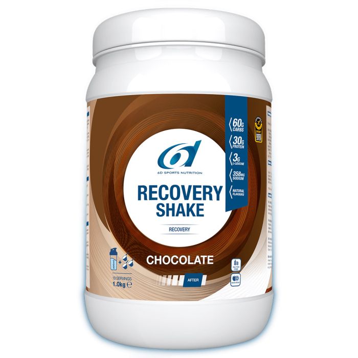 Recovery Shake  ciocolata 1kg- 6D SPORTS NUTRITION ANTIDOPING