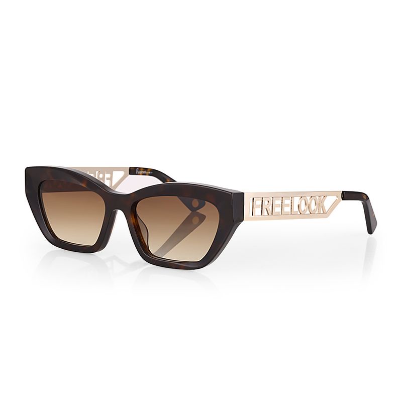 Ochelari de soare maro, pentru dama, Freelook Sunglasses, F1002-3
