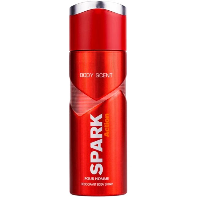 Deodorant Spray Khadlaj Spark Action, Barbati, 200ml