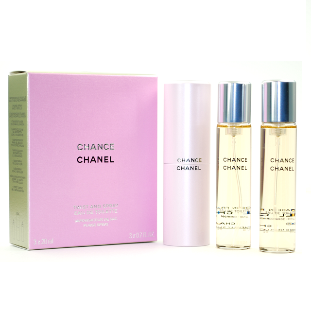 Apa de toaleta Chanel Chance / Purse Spray, Femei, 3x20ml