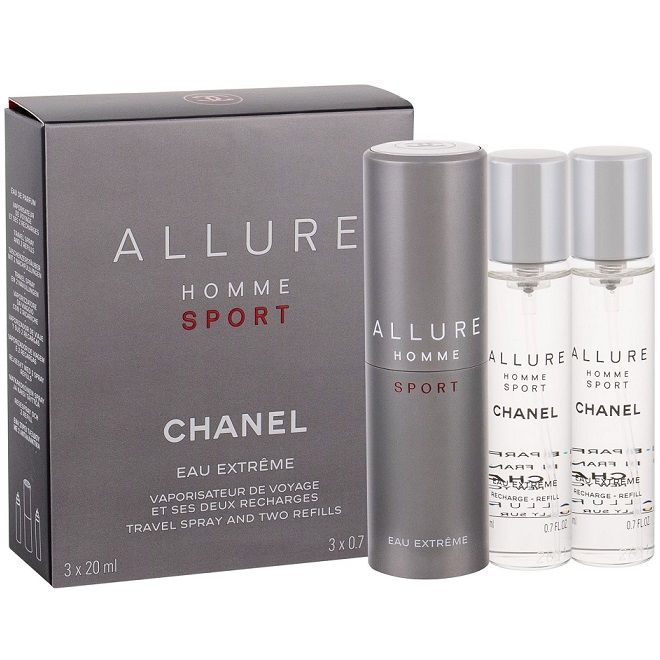 Apa de Toaleta Chanel Allure Homme Sport Eau Extreme / Voyage, Barbati, 3x20ml
