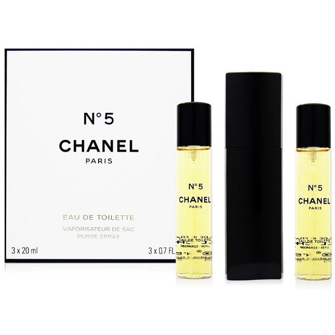 Apa de Toaleta Chanel No.5 Purse Spray, Femei, 3x20ml