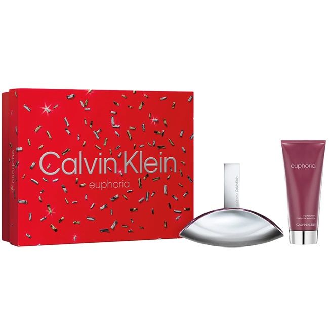 Set Apa de Parfum Calvin Klein Euphoria 100 ml + 100 ml Lotiune de corp, Femei