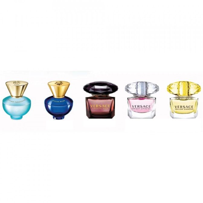Set Apa de Toaleta/Apa de Parfum Versace Coffret Miniatures 5x5ml, Femei