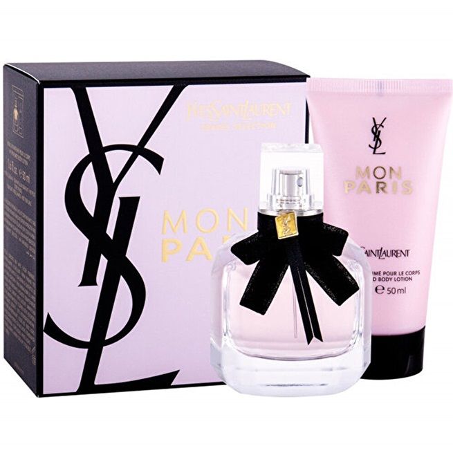 Set Apa de Parfum Yves Saint Laurent Mon Paris 50 ml + 50 ml Lotiune de corp, Femei