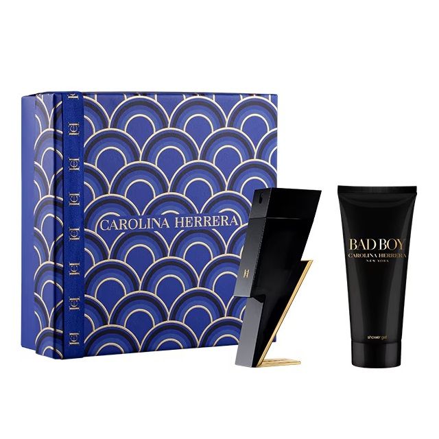 Set Apa de Toaleta Carolina Herrera Bad Boy 50 ml + 100 ml Gel de dus, Barbati