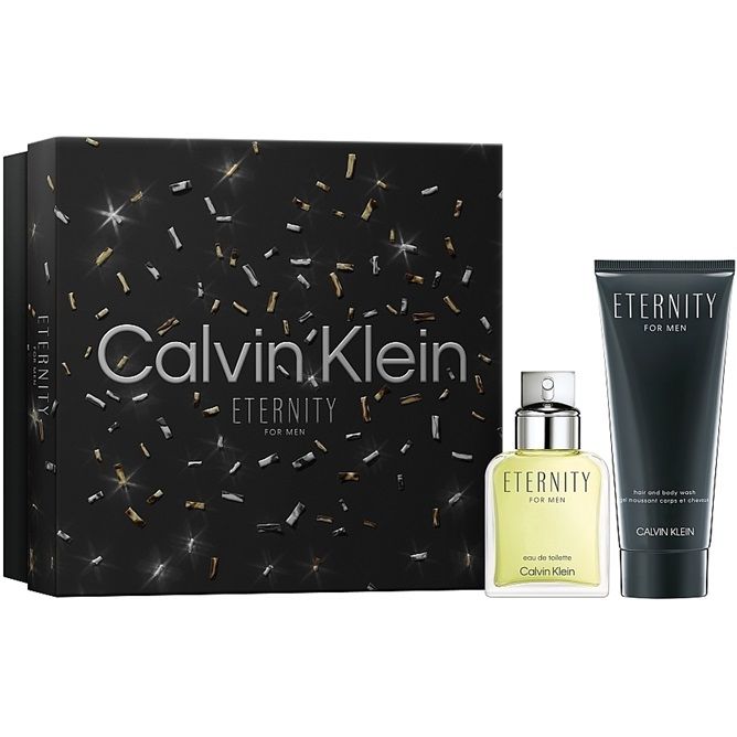 Set Apa de Toaleta Calvin Klein Eternity 50 ml + 100 ml Gel de dus, Barbati