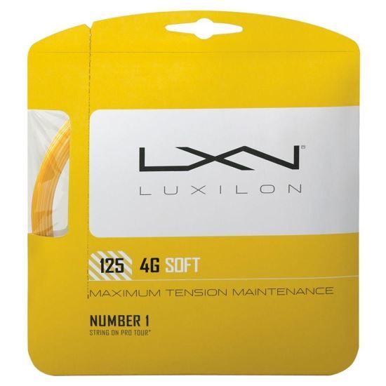 Racordaj Luxilon 4G Soft 125, galben