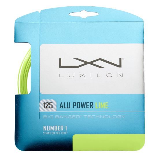 Racordaj Luxilon Alu Power 125, verde lime