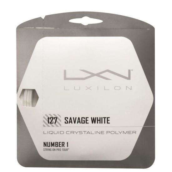 Racordaj Luxilon Savage 127, alb