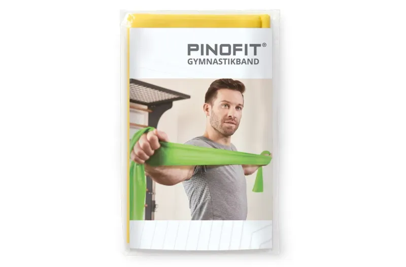 Banda elastica pentru gimnastica PINOFIT - Galben 2m