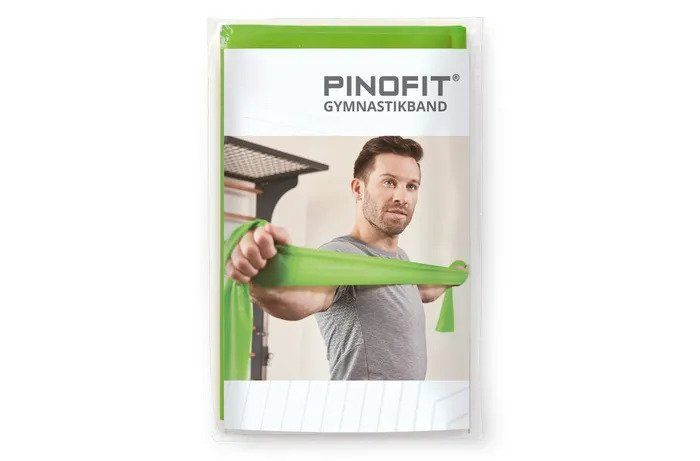 Banda elastica pentru gimnastica PINOFIT -Lime- 2m
