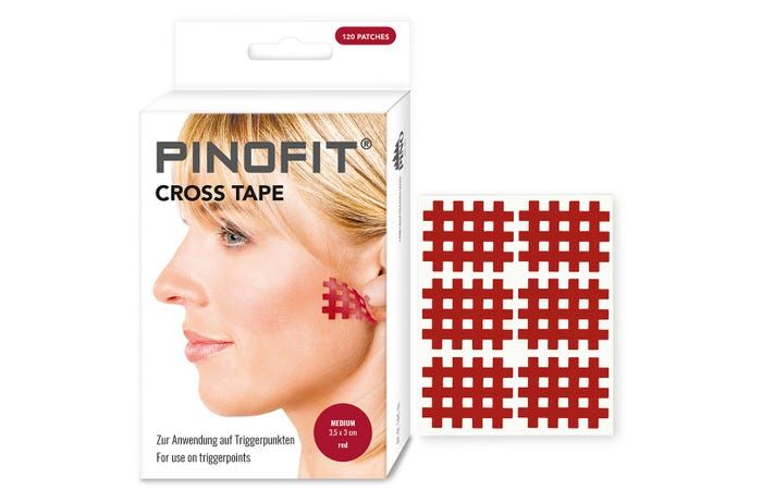 Plasturi Cross Tape - Rosu Medium Pinotape