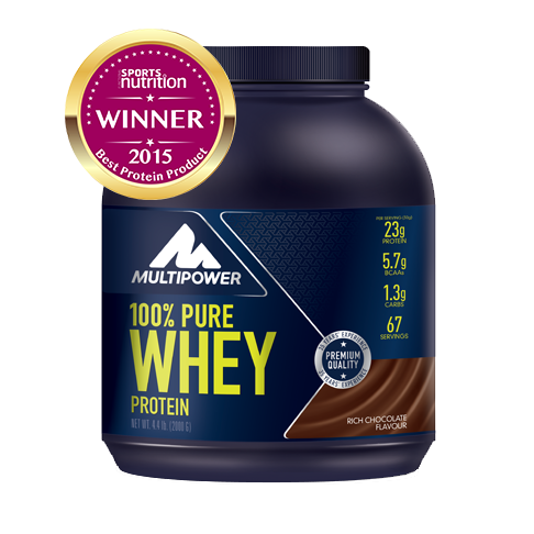 100% Proteina Pura Whey - 2000g - Ciocolata