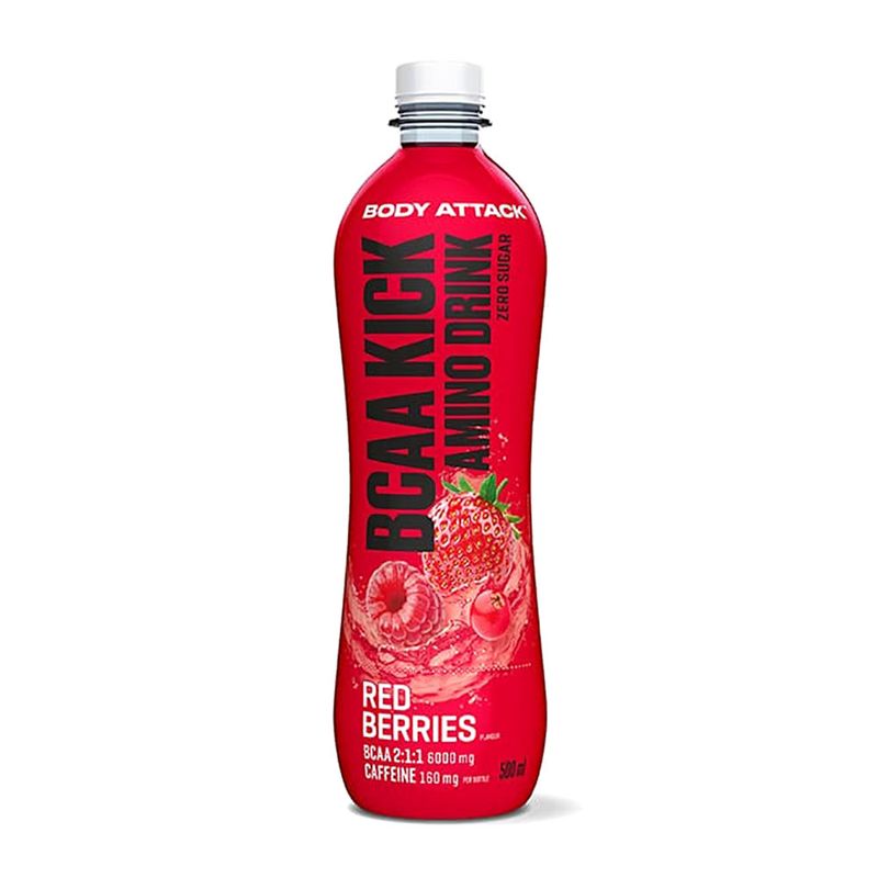 BCAA KICK Red Berries - 500ml Body Attack