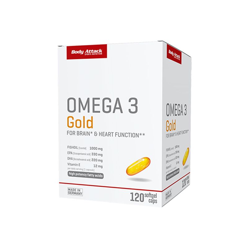OMEGA 3 GOLD - 120 CAPS BODY ATTACK