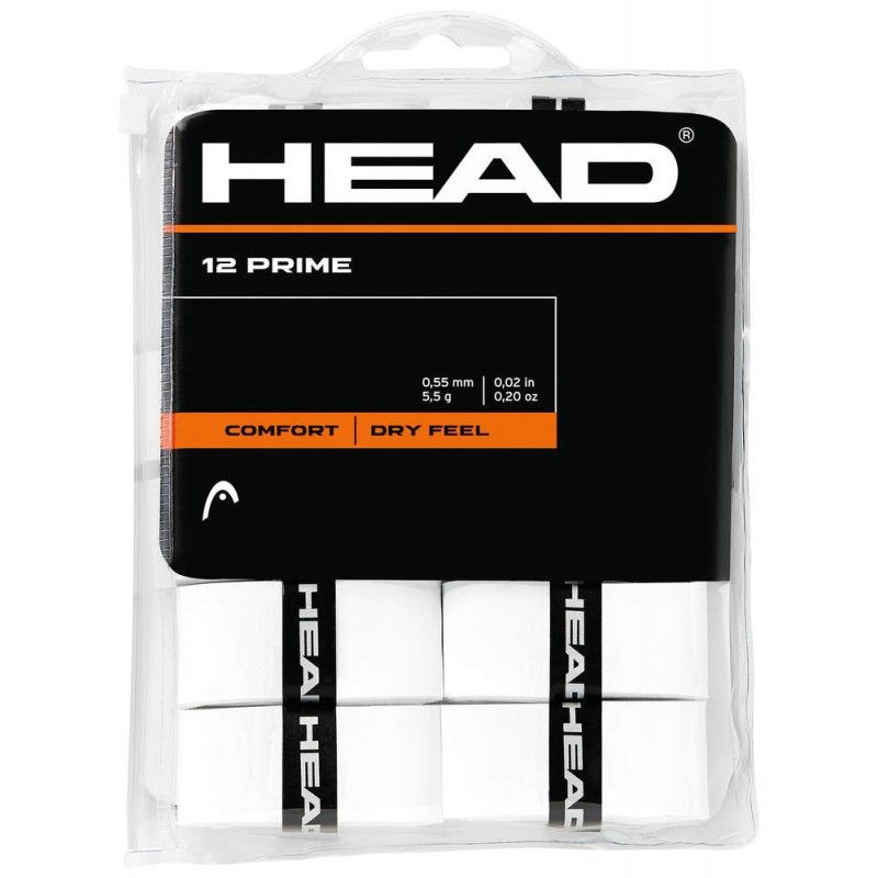 Head Overgripe Prime 12 pcs/pack-Wh